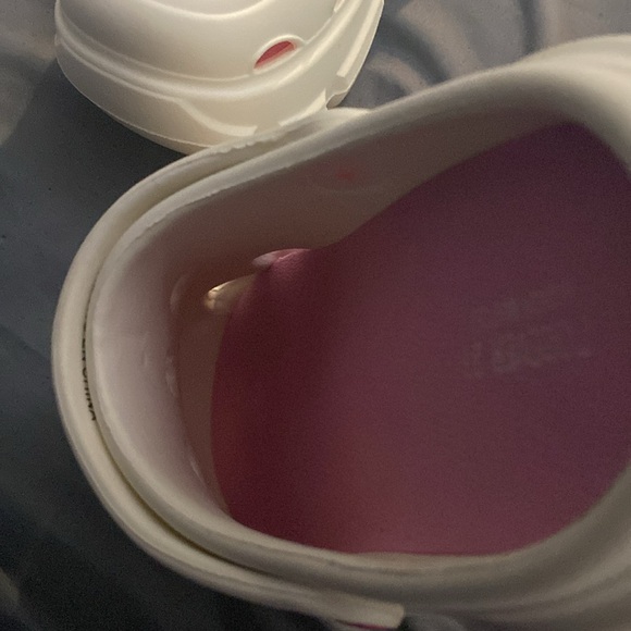 Cream and pink platform crocs from forever 21 - Picture 6 of 8